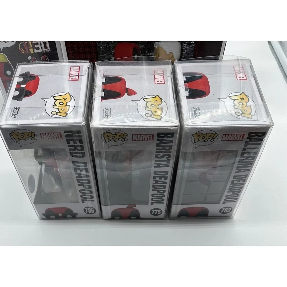 FUNKO POP MARVEL DEADPOOL LOT OF 10 EXCLUSIVES + DEADPOOL VS CABLE #318
